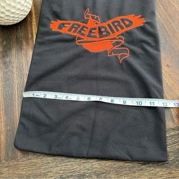 Freebird black dust bag with red orange brand logo 12x23 - Picture 4 of 8